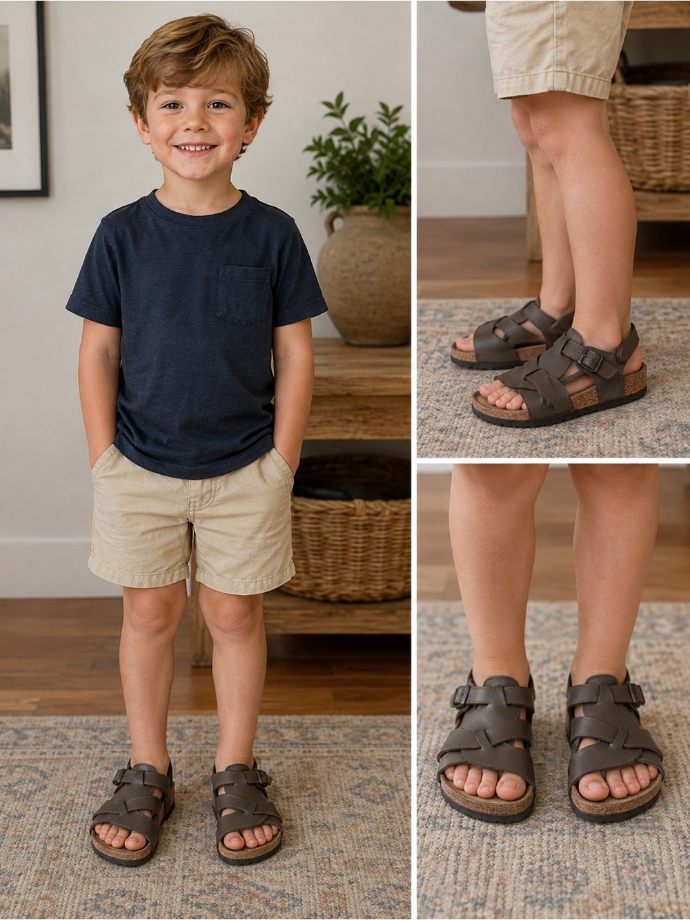 EUC Vintage Birki’s by Birkenstock Kids Leather Sandals – EU 22